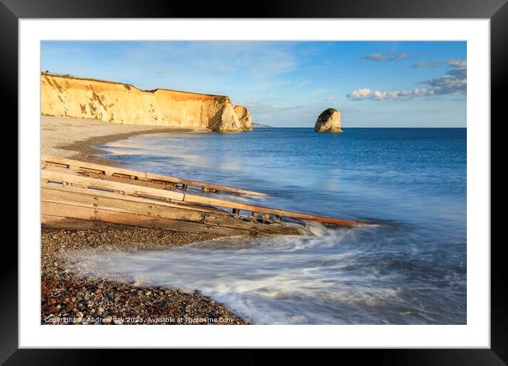 Slipway at Freshwater Bay  Framed Mounted Print by Andrew Ray