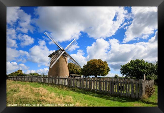 Bembridge Windmill  Framed Print by Andrew Ray
