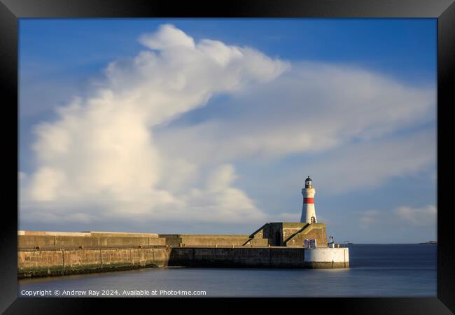  Harbour Lighthouse (Fraserburgh) Framed Print by Andrew Ray