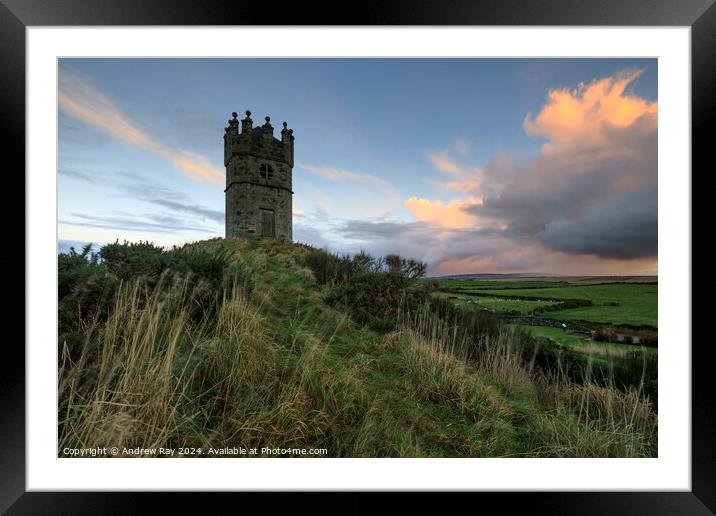 Mounthooly Doocot at sunset  Framed Mounted Print by Andrew Ray