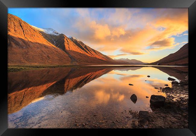 Last Light at Loch Etive Framed Print by Andrew Ray