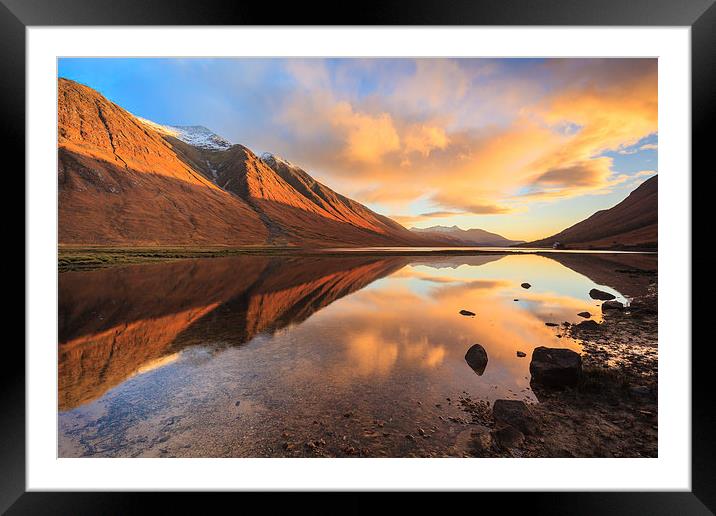 Last Light at Loch Etive Framed Mounted Print by Andrew Ray