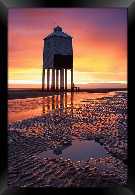 Burnham Sunset Framed Print by Andrew Ray