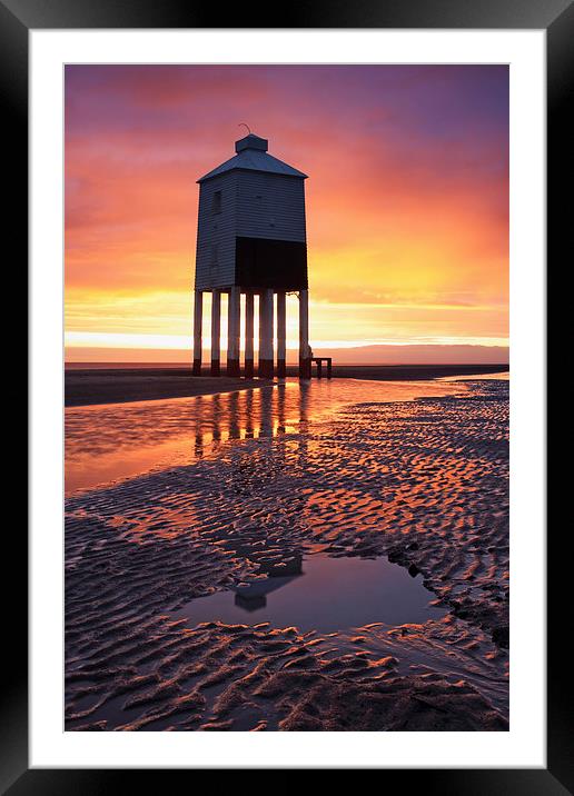 Burnham Sunset Framed Mounted Print by Andrew Ray