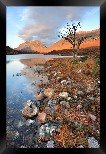 First Light (Loch Clair) Framed Print by Andrew Ray
