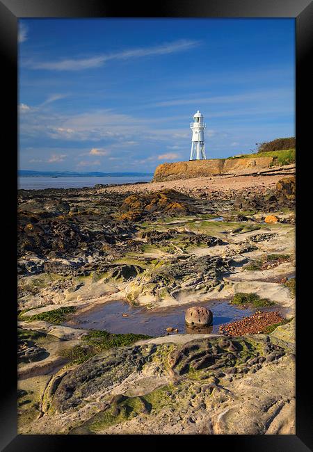 Black Nore Lighthouse Framed Print by Andrew Ray