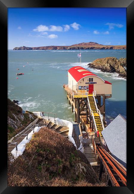 St David's RNLI Station Framed Print by Andrew Ray