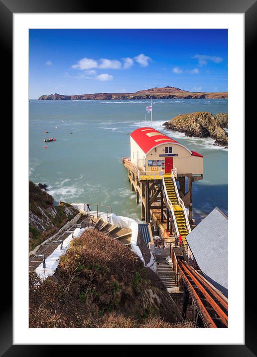 St David's RNLI Station Framed Mounted Print by Andrew Ray