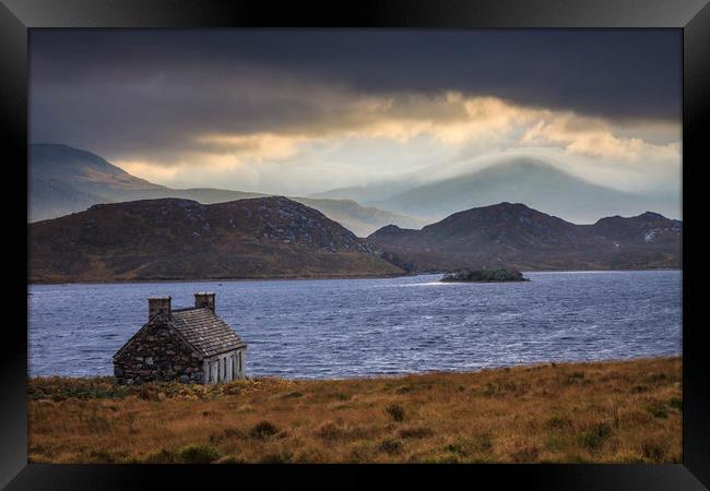 Abandoned Building (Loch Stack) Framed Print by Andrew Ray