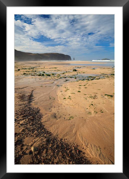 Sandwood Beach Framed Mounted Print by Andrew Ray