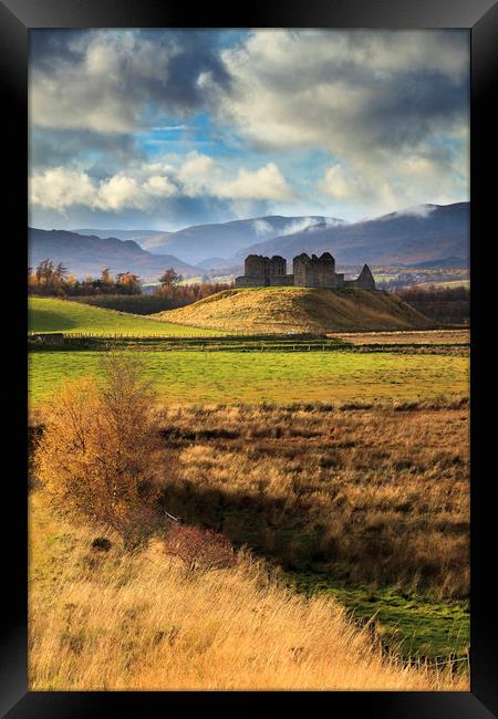 Autumn at Ruthven Barracks Framed Print by Andrew Ray