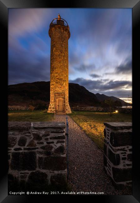 Glenfinnan Monument Framed Print by Andrew Ray