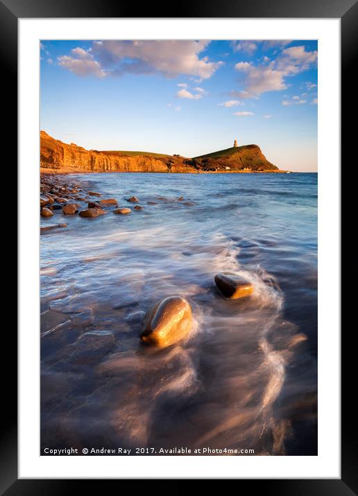 Towards the Clavell Tower (Kimmeridge) Framed Mounted Print by Andrew Ray