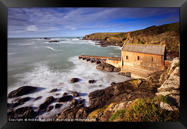 Old Lifeboat Station (Lizard)  Framed Print by Andrew Ray