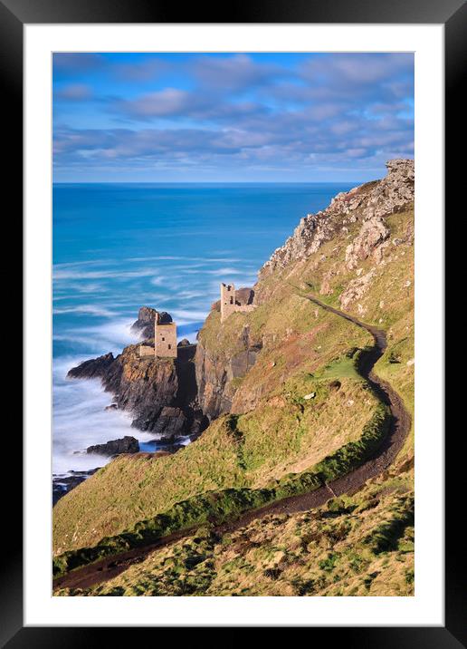 Path to the Crown Mines (Botallack) Framed Mounted Print by Andrew Ray
