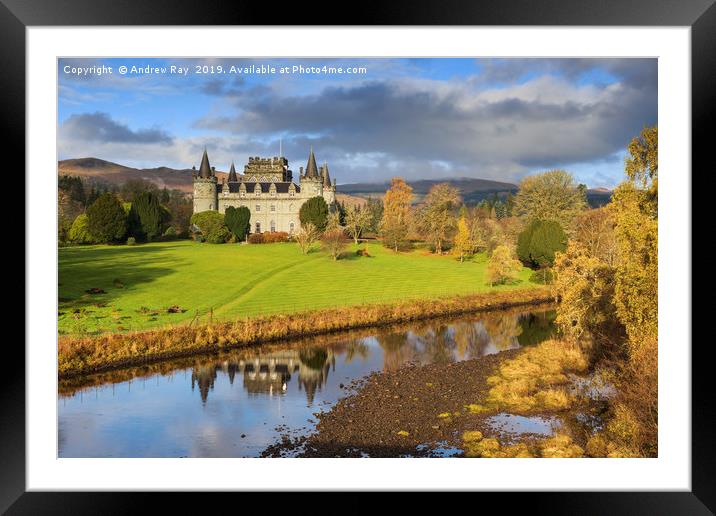 Inveraray Castle Framed Mounted Print by Andrew Ray