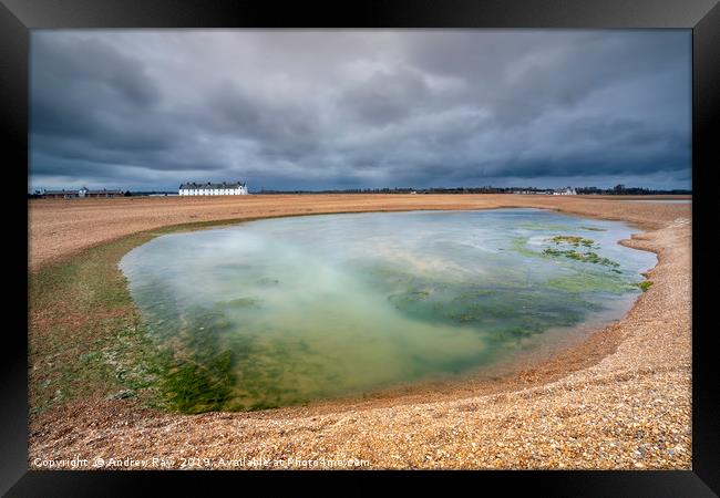 The pool (Shingle Street) Framed Print by Andrew Ray