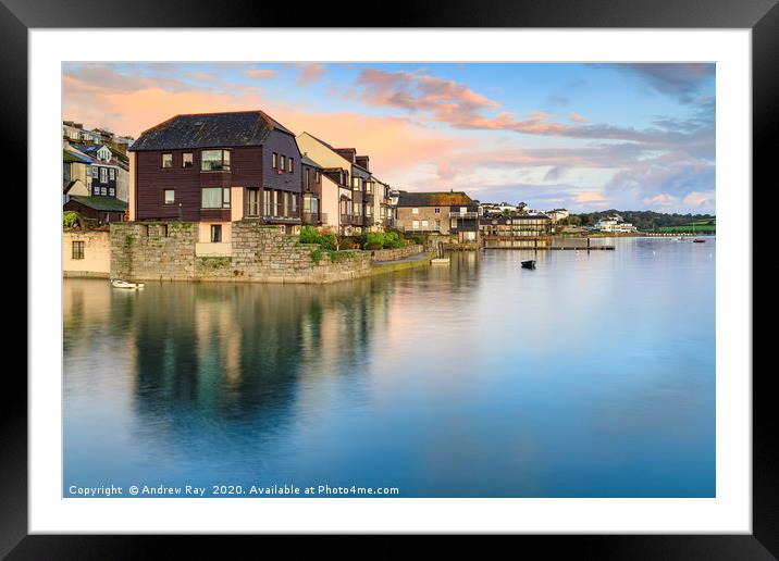 Prince of Wales Pier view (Falmouth) Framed Mounted Print by Andrew Ray