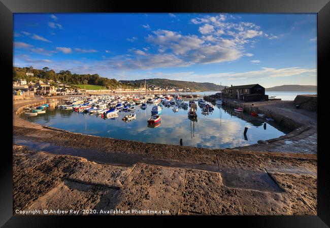 Harbour View (The Cobb Framed Print by Andrew Ray