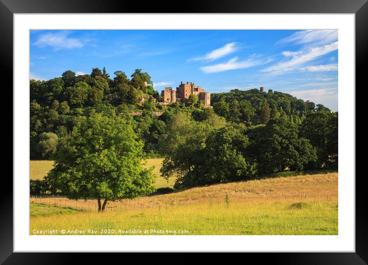 Castle View (Dunster) Framed Mounted Print by Andrew Ray
