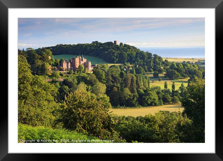 Dunster Castle Framed Mounted Print by Andrew Ray