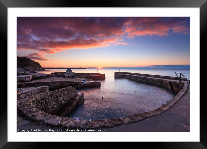 Charlestown Sunrise Framed Mounted Print by Andrew Ray