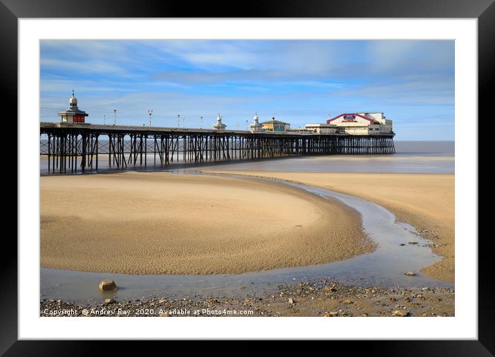 Blackpool North Pier Framed Mounted Print by Andrew Ray
