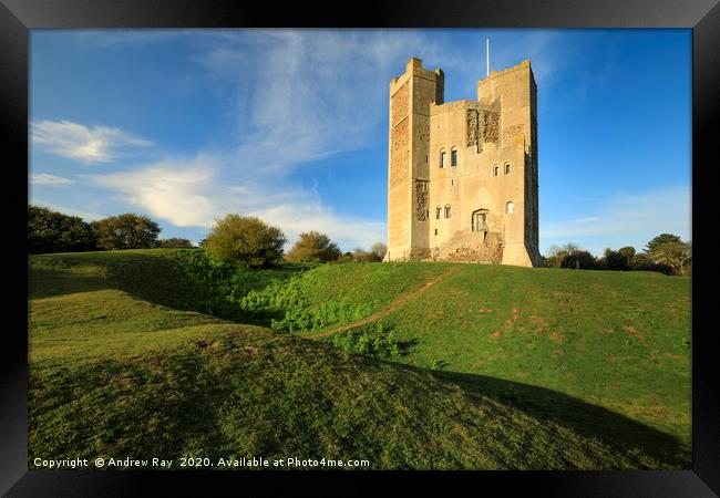 Orford Castle Framed Print by Andrew Ray