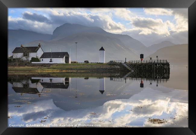 Ben Neves from Corpach Framed Print by Andrew Ray