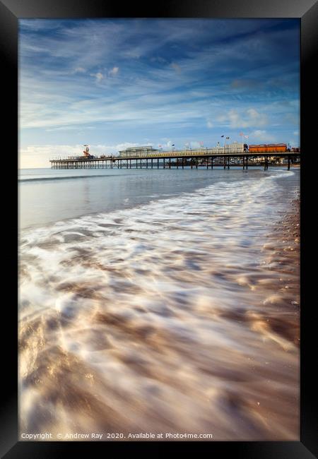 Towards Paignton Pier Framed Print by Andrew Ray
