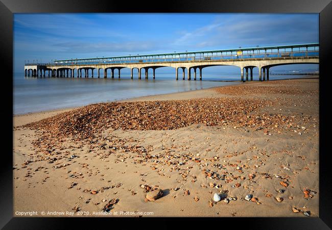 Boscombe Pier Framed Print by Andrew Ray