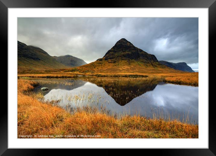 Lochan na Fola Framed Mounted Print by Andrew Ray