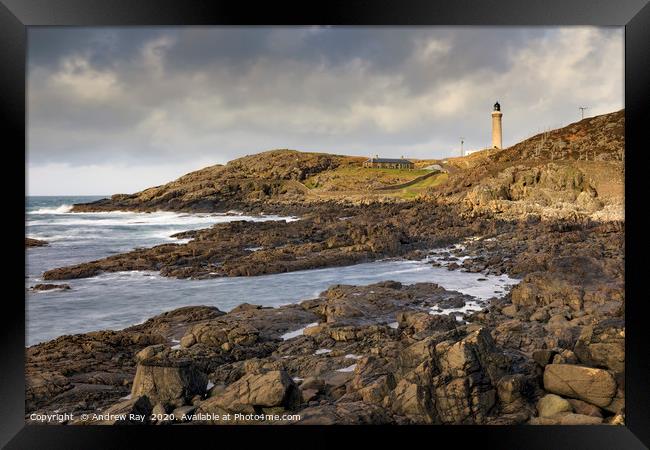 Ardnamurchan Lighthouse Framed Print by Andrew Ray