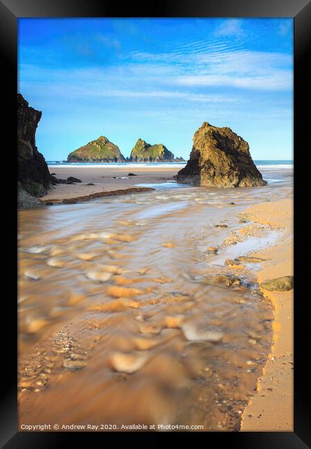 Holywell River Framed Print by Andrew Ray
