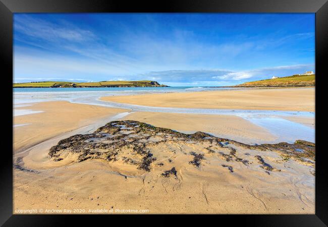 Daymer Beach Framed Print by Andrew Ray