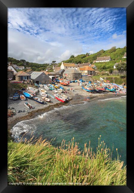 Cadgwith View Framed Print by Andrew Ray
