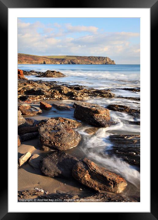 Towards Nare Head Framed Mounted Print by Andrew Ray