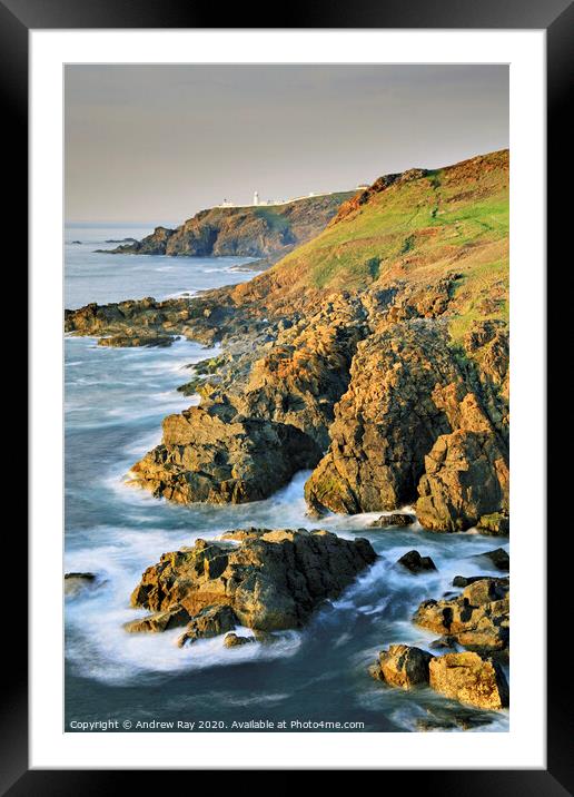 Pendeen Watch Framed Mounted Print by Andrew Ray