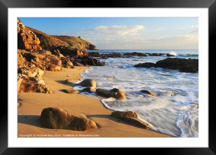 Rinsey Head Framed Mounted Print by Andrew Ray