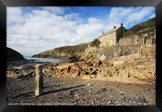 Port Quin Framed Print by Andrew Ray