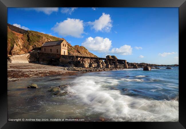 The Old Lifeboat Station (Lizard) Framed Print by Andrew Ray