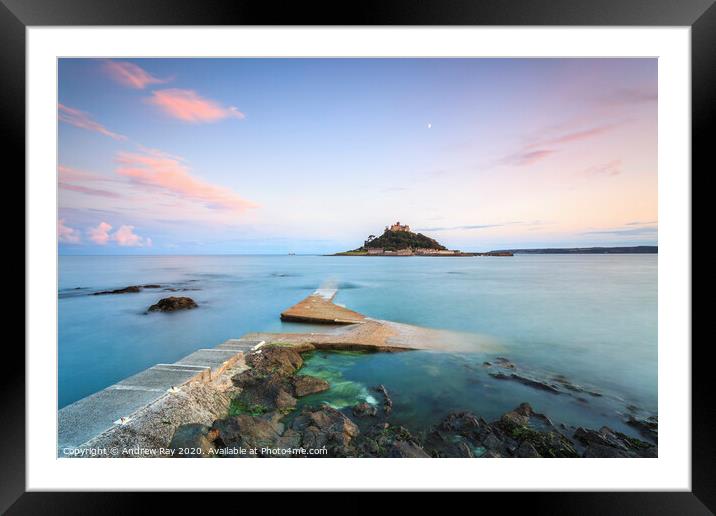 Slipway View (St Michaels' Mount) Framed Mounted Print by Andrew Ray