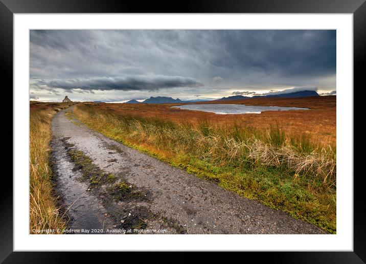 The Old Road (Moine Ho) Framed Mounted Print by Andrew Ray