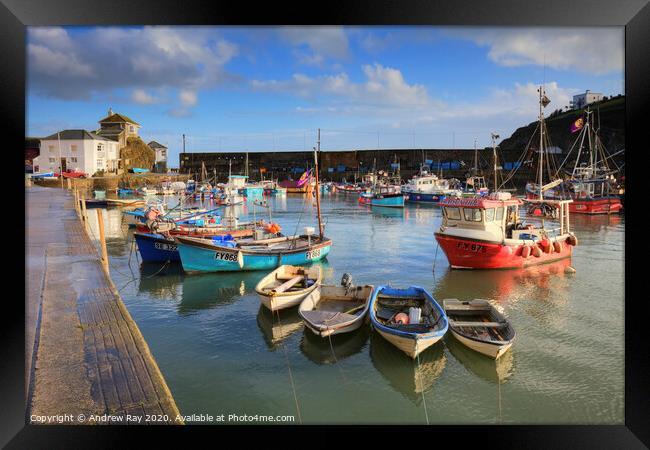 Mevagissey Framed Print by Andrew Ray