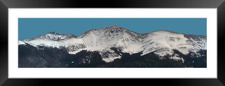  Parry Peak, Winter Park, Colorado Framed Mounted Print by Christian Jones