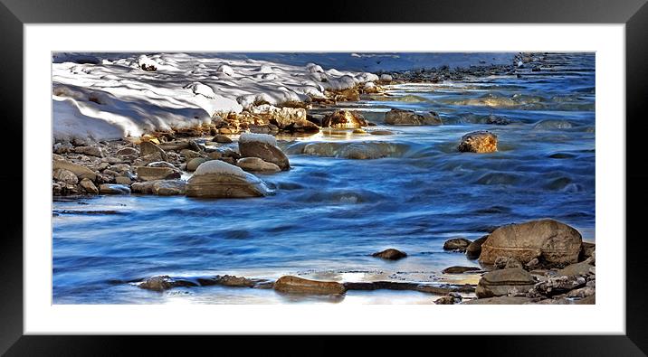 Cold Current - version 2 Framed Mounted Print by Paul Piciu-Horvat