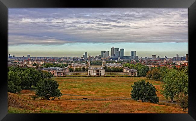 A view from Greenwich Framed Print by Paul Piciu-Horvat
