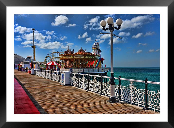 Brighton Pier view Framed Mounted Print by Paul Piciu-Horvat