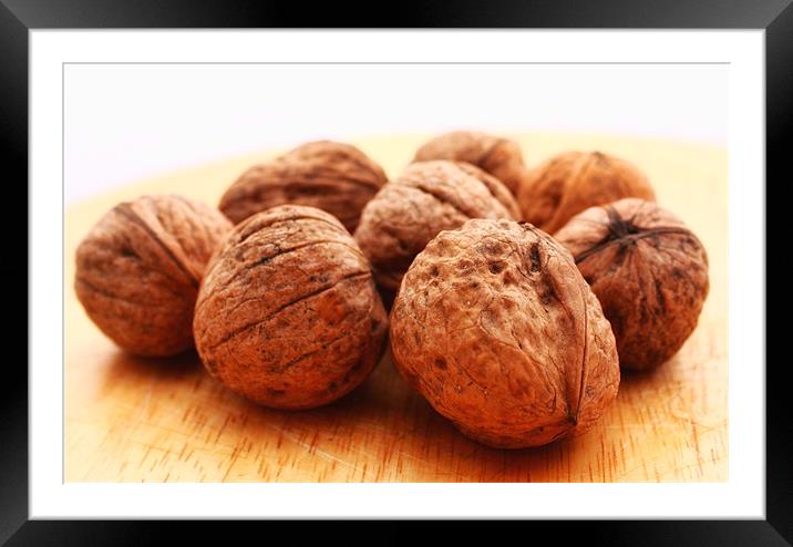 Walnuts Framed Mounted Print by Paul Piciu-Horvat