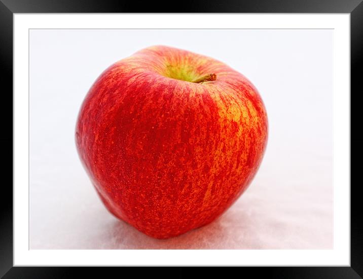 Red Apple Framed Mounted Print by Paul Piciu-Horvat
